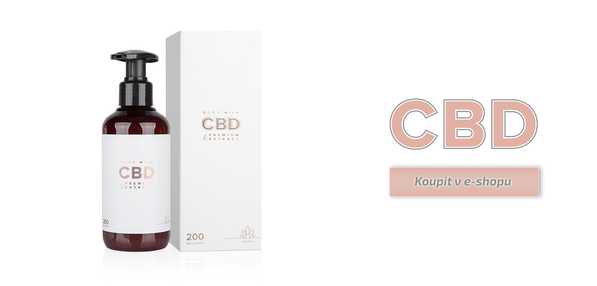 CBD tělové mléko